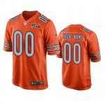 Chicago Bears Custom Orange 100th Season Game Jersey - Men's