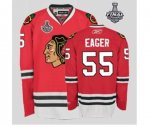 nhl chicago blackhawks #55 eager red [2013 stanley cup]