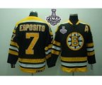 nhl boston bruins #7 esposito black [2013 stanley cup][patch A]