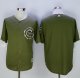 mlb chicago cubs blank green camo new cool base jerseys