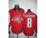 nhl washington capitals #8 alex ovechkin red jerseys [C]