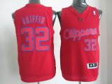 nba los angeles clippers #32 griffin red jerseys [fullred]