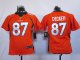 nike women nfl denver broncos #87 eric decker orange jerseys
