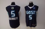 Basketball Jerseys 2009 all star #5 garnett blue
