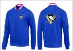 NHL jerseys Pittsburgh Penguins Zip Jackets Blue-1