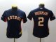 Women's Baseball Houston Astros #2 Alex Bregman Navy 2018 Gold Program Cool Base Stitched Jerseys