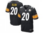 Nike Pittsburgh Steelers #20 Will Allen Black elite Jerseys