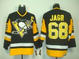 nhl jerseys pittsburgh penguins #68 jagr m&n black