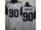 nike nfl st. louis rams #90 brockers elite white jerseys