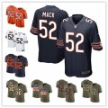 Football Chicago Bears #52 Khalil Mack Jersey Stitched