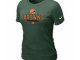 Women Cleveland Browns Deep Green T-Shirt