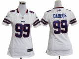 nike women nfl buffalo bills #99 dareus white jerseys
