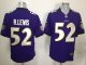 nike nfl baltimore ravens #52 ray lewis purple jerseys [game]