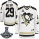 Men Pittsburgh Penguins #29 Andre Fleury White 2014 Stadium Series 2017 Stanley Cup Finals Champions Stitched NHL Jersey