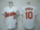Baseball Jerseys baltimore orioles #10 jones white(2011 cool bas
