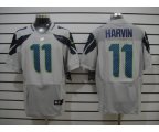 nike nfl seattle seahawks #11 harvin elite grey jerseys