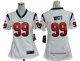 nike women nfl houston texans #99 watt white jerseys