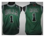 youth nba chicago bulls #1 rose green jerseys [revolution 30]