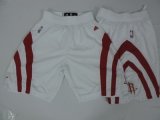 nba Houston Rockets white shorts