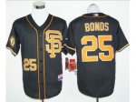 men's san francisco giants #25 barry bonds black 2016 cool base stitched baseball jerseys