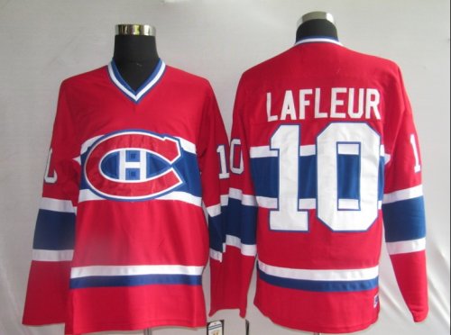 youth Hockey Jerseys montreal canadiens #10 lafleuri red