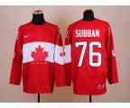 nhl team canada olympic #76 subban red jerseys [2014 Olympic]