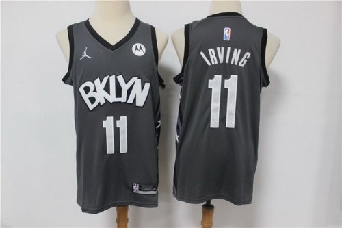 Basketball Jerseys Brooklyn Nets #11 Kyrie Irving Black 2020-21 Statement Edition Men\'s Jersey