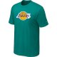 nba los angeles lakers big & tall primary logo L.Green T-Shirt