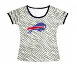 nike women buffalo bills zebra T-Shirt