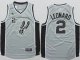 NBA Jersey San Antonio Spurs #2 Kawhi Leonard Grey Alternate Sti