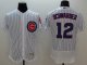 mlb chicago cubs #12 kyle schwarber majestic white flexbase authentic collection jerseys