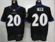 nike nfl baltimore ravens #20 reed elite black cheap jerseys