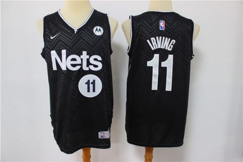 Brooklyn Nets #11 Kyrie Irving Jerseys Black