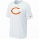 Chicago Bears sideline legend authentic logo dri-fit T-shirt whi