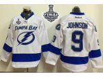 NHL Tampa Bay Lightning #9 Tyler Johnson White 2015 Stanley Cup
