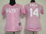 women Baseball Jerseys tampa bay rays #14 price pink