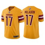 Washington Commanders #17 Terry McLaurin Gold Vapor Untouchable Stitched Football Jersey