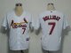 Baseball Jerseys st.louis cardinals #7 holliday white(cool base)