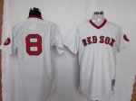 Baseball Jerseys boston red sox #8 carl yastrzemski m&n 1975 whi