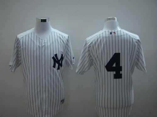 Baseball Jerseys new york yankees #4 lou gehrig white(2010)