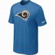 St.Louis Rams sideline legend authentic logo dri-fit T-shirt lig