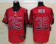 nike nfl san francisco 49ers #35 reid red [elite drift fashion]