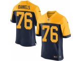 nike nfl green bay packers #76 mike daniels yellow and blue limited jerseys