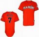 youth mlb jerseys florida marlins #7 reyes orange cheap jerseys