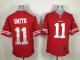 nike nfl san francisco 49ers #11 a.smith red jerseys [game]