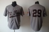 mlb jersey cleveland indians #29 paige m&n grey 1963 jerseys