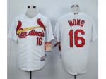 MLB St. Louis Cardinals #16 Kolten Wong White 1982 jerseys