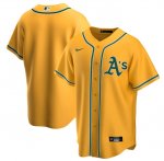 2020 New Baseball Oakland Athletics Gold Alternate Stitched Jersey