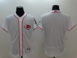 Men's MLB Cincinnati Reds Blank White Flexbase Authentic Collection Jersey