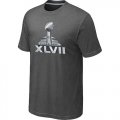 NFL Super Bowl XLVII Logo D.Grey T-Shirt